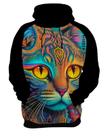 Moletom Casaco Rave Gato Psicodélico Good Vibe Psicodelia 6