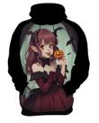 Moletom Casaco Tshirt Halloween Vampira Sangue Fantasia 3 Moletom Casaco Tshirt Halloween Vampira Sangue Fantasia 3