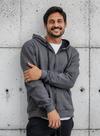 Moletom Casual Masculino Com Zíper