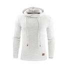 Moletom Casual Oversize Unissex Com Zíper Em Cores Sólidas Para Homens E Mulheres