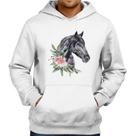 Moletom Cavalo e Flores - Foca na Moda Moletom Cavalo e Flores - Foca na Moda