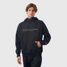 Moletom champiom active tech hoodie outline script logo