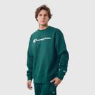 Moletom champion athletic crewneck logo script ink