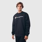 Moletom champion athletic crewneck script logo ink