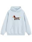 Moletom com capuz Aelfric Eden Cartoon Dog Couple