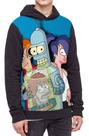 Moletom Com Capuz Bender Philip Fry Leela Futurama Ref:695
