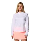 Moletom com capuz Columbia Tidal Light II branco UPF 40 tamanho M