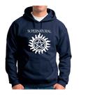 Moletom Com Capuz e Bolso Personalizado Supernatural Moletom Com Capuz e Bolso Personalizado Supernatural