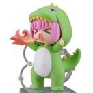 Moletom com capuz Figure Guitar Girl Goto Dinosaur com Fire Spitting