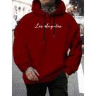 Moletom Com Capuz Flanelado Canguru Los Angeles Masculino Blusao de Frio Unissex
