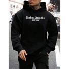 Moletom Com Capuz Flanelado Canguru Palm Angels Masculino Blusao de Frio Unissex Moletom Com Capuz Flanelado Canguru Palm Angels Masculino Blusao de Frio Unissex