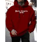 Moletom Com Capuz Flanelado Canguru Palm Angels Masculino Blusao de Frio Unissex Moletom Com Capuz Flanelado Canguru Palm Angels Masculino Blusao de Frio Unissex