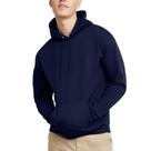 Moletom com capuz Hanes EcoSmart Pullover Navy para homens