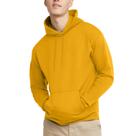 Moletom com capuz Hanes EcoSmart Pullover para homens dourado grande