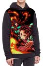 Moletom Com Capuz Kimetsu No Yaiba Ref:801 Moletom Com Capuz Kimetsu No Yaiba Ref:801