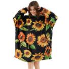 Moletom com capuz LetsFunny Oversize Sherpa Fleece, tamanho único Moletom com capuz LetsFunny Oversize Sherpa Fleece, tamanho único