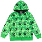 Moletom com capuz Minecraft Creeper Little Boys French Terry Green 5
