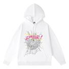 Moletom com capuz Never Mind The Spider Net rosa para homens