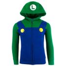 Moletom com capuz Nintendo Super Mario Bros. Boys Luigi tamanho 5/6