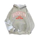 Moletom Com Capuz Para Crianças E Mulheres Com Estampa De Letras Brooklyn, Moda Hip Hop, Roupas De