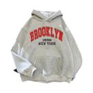 Moletom Com Capuz Para Crianças E Mulheres Com Estampa De Letras Brooklyn, Moda Hip Hop, Roupas De