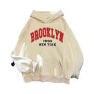 Moletom Com Capuz Para Crianças E Mulheres Com Estampa De Letras Brooklyn, Moda Hip Hop, Roupas De