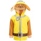 Moletom com capuz Paw Patrol Rubble para meninos, lã, zíper, 5T