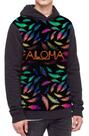 Moletom Com Capuz Pena Psicodelica Aloha Ref:315