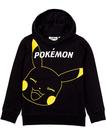 Moletom com capuz Pokémon Pikachu Boys Kids preto 11-12 anos