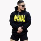 Moletom com capuz Pollon Aress Animal Black Unissex