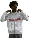 Moletom com capuz SOLY HUX Y2k Number Zip Up para homens