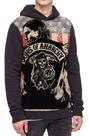 Moletom Com Capuz Sons Of Anarchy Filhos Da Anarquia Ref:189