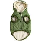 Moletom com capuz Vecomfy, forro de lã, extra quente, verde inverno, S