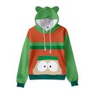 Moletom com estampa 3D Souths Parks Cat Ear Kyle Broflovski Anime P