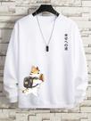 Moletom Com Estampa De Gato Kawaii, Casual Para Mulheres E Homens, Pullover De Fleece Quente E Macio