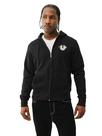 Moletom com Zíper True Religion Masculino Estampa Puff Preto 2XL