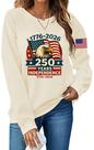 Moletom Daobet 250th Anniversary USA para mulheres tamanho 11 Moletom Daobet 250th Anniversary USA para mulheres tamanho 11