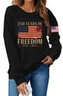 Moletom Daobet 250th Anniversary USA para mulheres tamanho 14 Moletom Daobet 250th Anniversary USA para mulheres tamanho 14