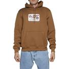 Moletom DC Shoes Canguru Cheers 305G WT24 Masculino Marrom Moletom DC Shoes Canguru Cheers 305G WT24 Masculino Marrom