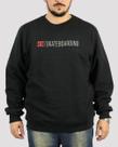 Moletom DC Shoes Careca Minimal Crew - Preto