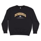 Moletom DC Shoes Careca Orientation Crew 280G WT24 Preto