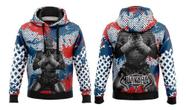 Moletom De Frio Muay Thai Competidor Luta Blusa Masculino Artes Marciais