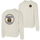 Moletom de gola redonda azul 84 NBA Denver Nuggets para homens