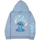 Moletom Disney Lilo and Stitch Cutie Girls para crianças azul Sz 4