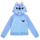 Moletom Disney Lilo & Stitch French Terry Zip Up azul 7-8 meninas