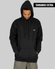 Moletom DR7 Street New Classic (EXTRA)- Preto