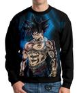 Moletom Dragon Ball GOKU Infantil UNISSEX Roupas blusa azul