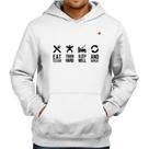 Moletom Eat, train, sleep, repeat - Foca na Moda Moletom Eat, train, sleep, repeat - Foca na Moda