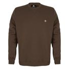 Moletom Element Careca Emb Logo Chest Crew W25 Marrom Escuro