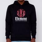 Moletom element masculino fechado vertical preto